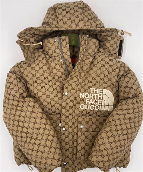 north face-gucci collaboration|Gucci north face jacket puffer.